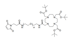 DOTA-tris (TBE) -amido-dPEG23-Maleimida