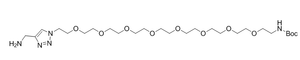 (26- (4- (aminometil) -1H-1,2,3-triazol-1-il) -3,6,9,12,15,18,21,24-octaoxahexacosil) carbamato de terc-butilo