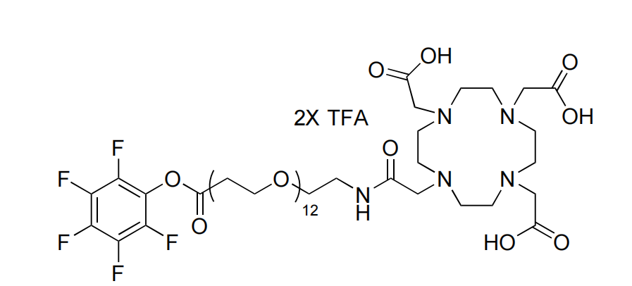 Éster de DOTA-tris (ácido) -amido-dPEG12-TFP